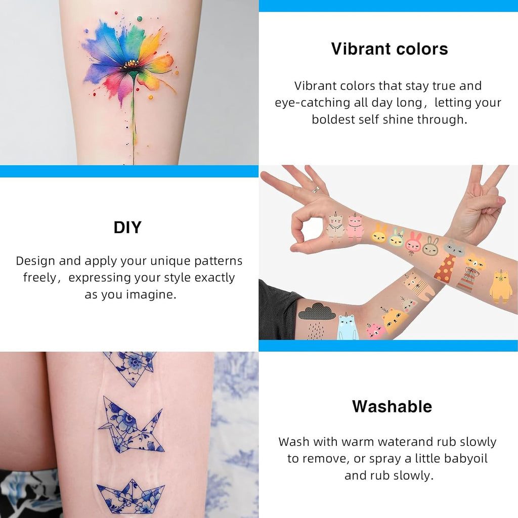 Temporary Tattoo Paper for Inkjet Printer – Printable Custom Tattoos
