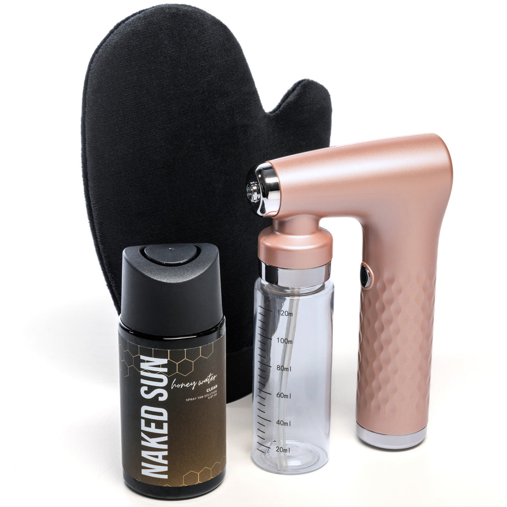Portable Self Tanner Spray Mister with Natural Sunless Tan - Naked Sun Honey Water