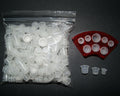Tattoo Ink Cup Holder Set – 200 Cups in 9mm, 13mm, 16mm with 8-Slot Organizer