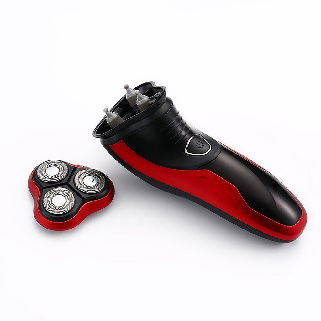 Men Waterproof Rotary Electric Shaver and Trimmer - Cordless Wet Dry 3D Shaving