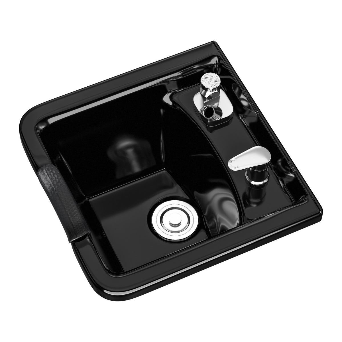 Salon Shampoo Sink Bowl Set with Faucet Sprayer Vacuum Breaker