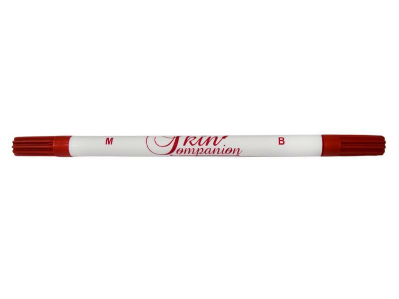 Skin Companion Twin Tip Red Marker Pen for Skin Art & Tattoo Stencil Marking