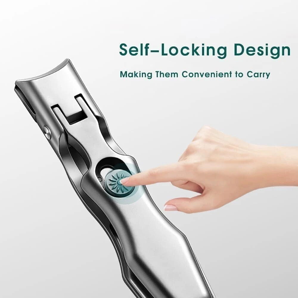 Stainless Steel Nail Clipper Set for Men Women - Ultra Sharp & Durable