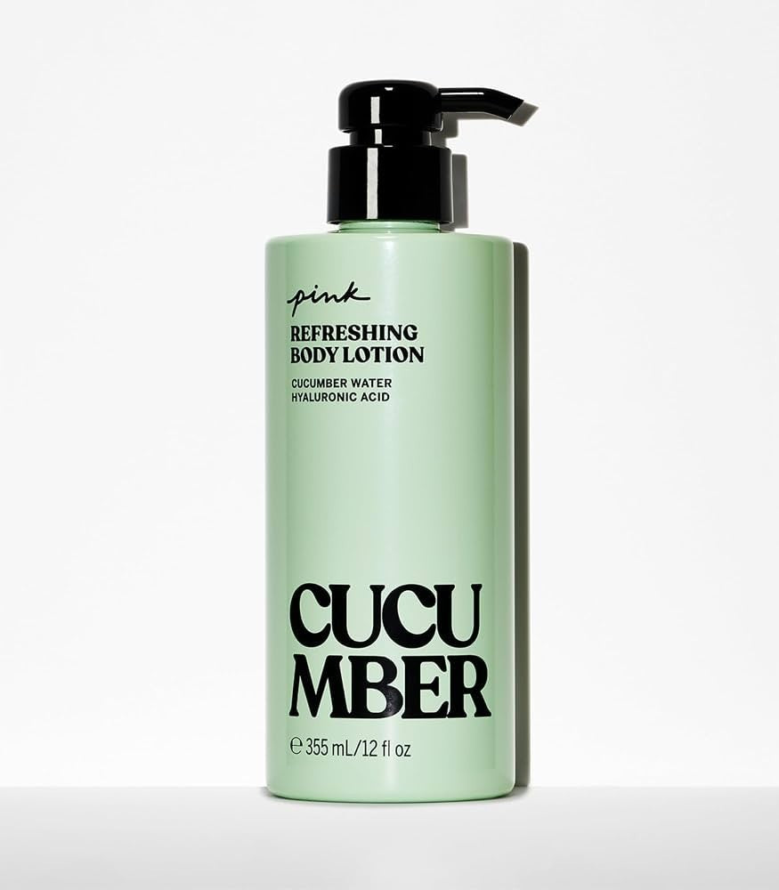 Pink Cucumber Body Lotion - Refreshing 12 Oz / 355 ml for Women