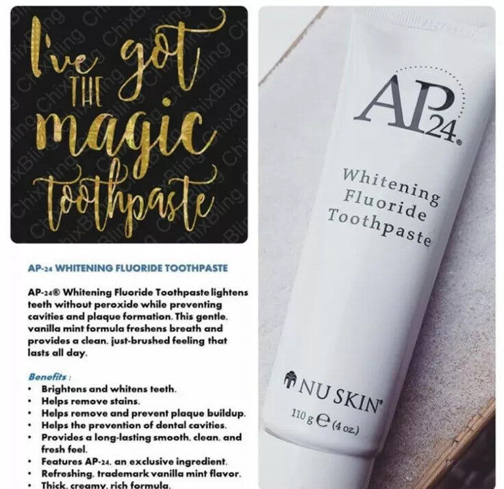 Whitening Fluoride Toothpaste with Vanilla Mint - 3.9 oz, Brighten & Protect