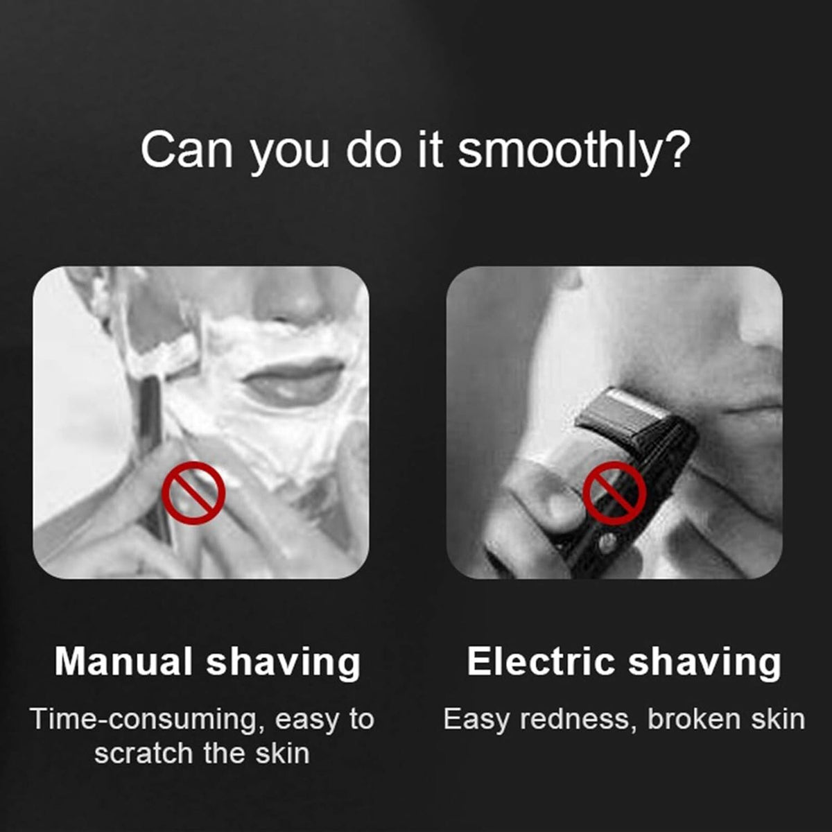 Rechargeable Electric Men’s Shaver & Beard Trimmer Waterproof Grooming Machine