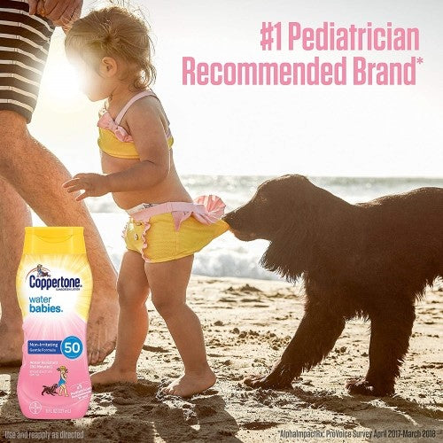 Water Resistant SPF 50 Baby Sunscreen Lotion - 8oz Pack of 3