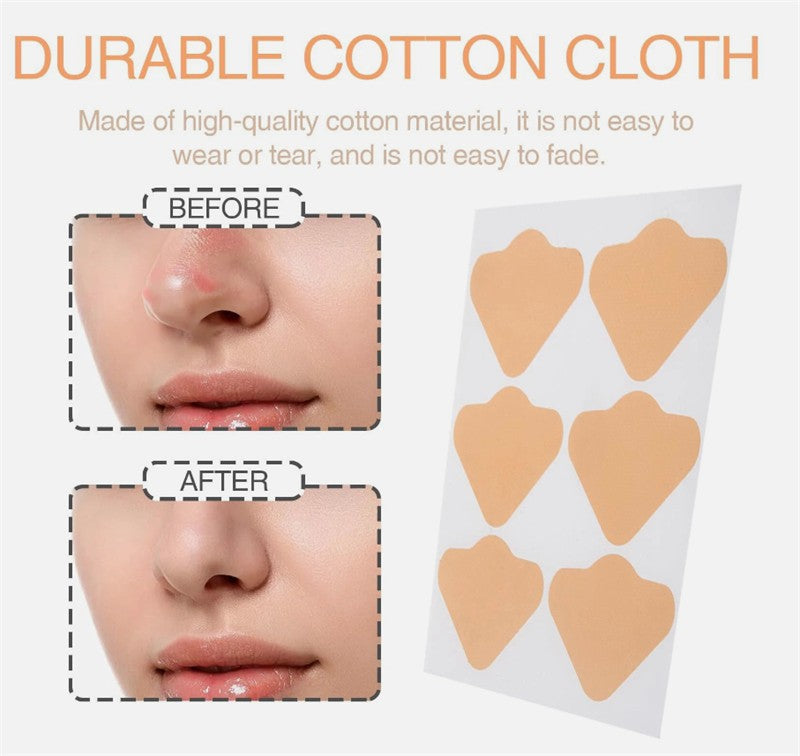 24 Pack Sun Protection Nose Patches UV Shield for Outdoor Activities - Beige