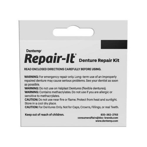 Denture Repair Kit - 3-Count Dental Adhesive for Broken & Loose Dentures