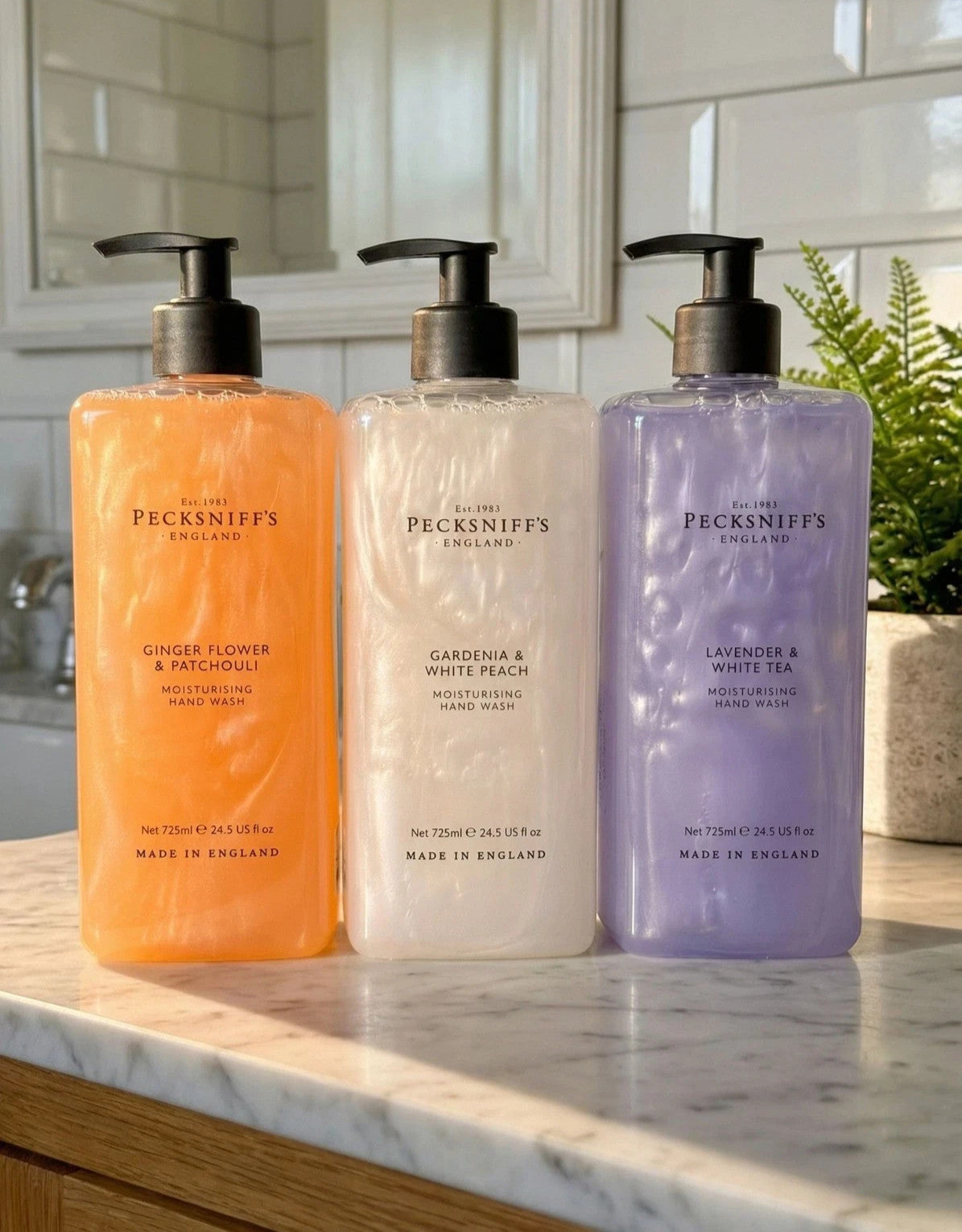 3-Pack 24.5oz Moisturizing Hand Wash with Natural Scents