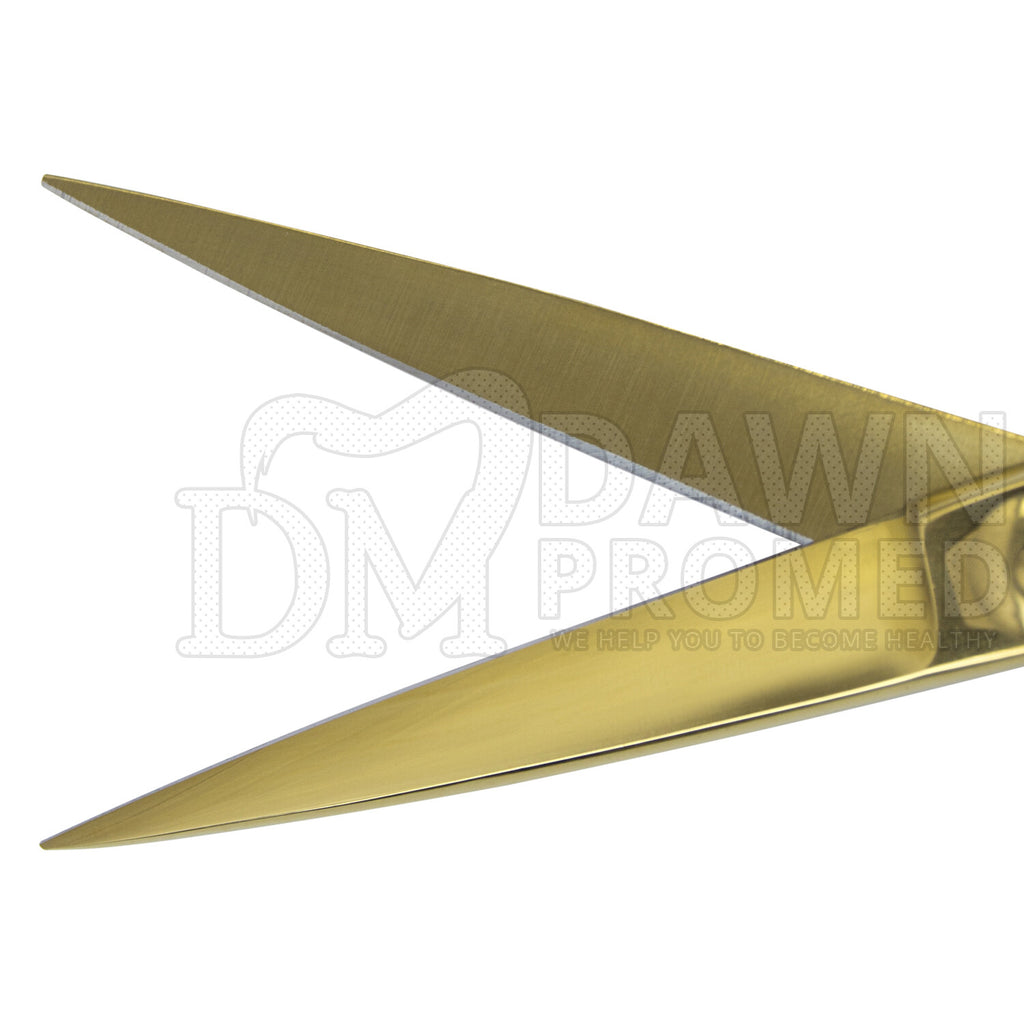 Professional Hair Cutting Shears 6.5 Inch Gold Plasma Coated Barber Scissors