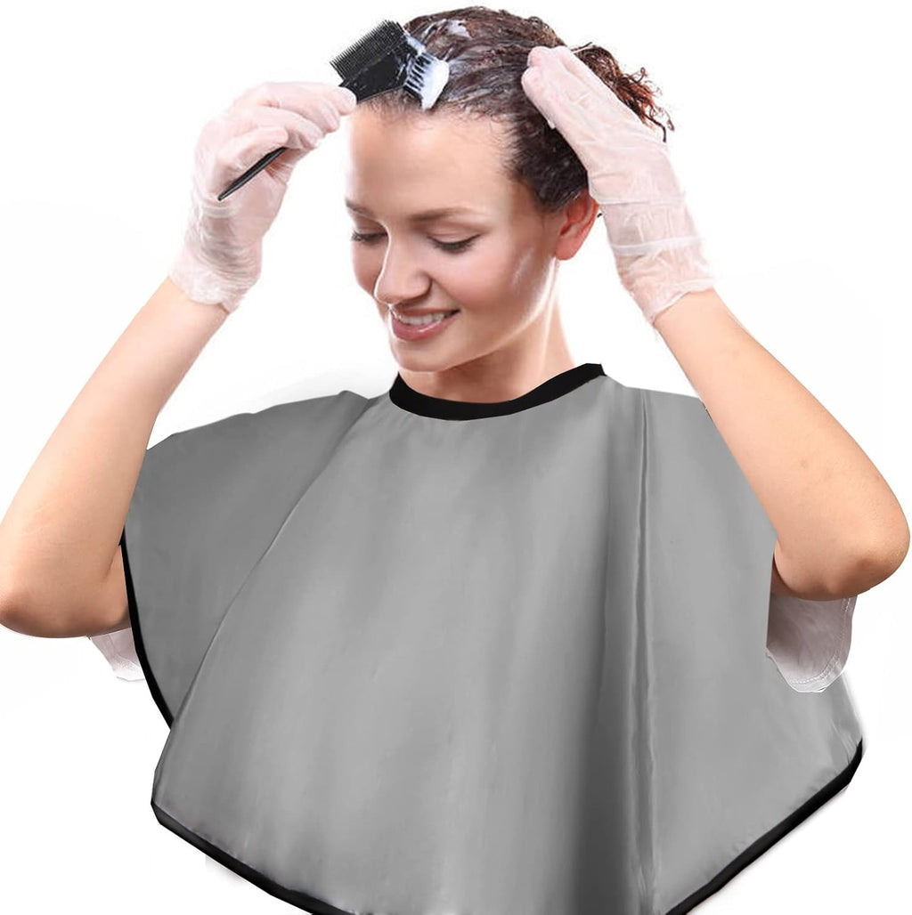 Short Waterproof Barber Cape for Hair Cutting and Styling