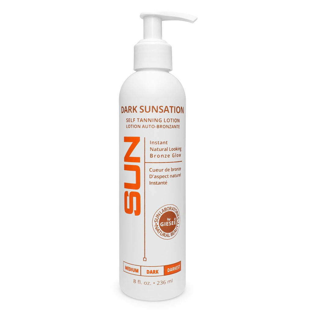 Dark Self Tanning Lotion 8 oz 2 Pack with Mitt - Sunless Tan