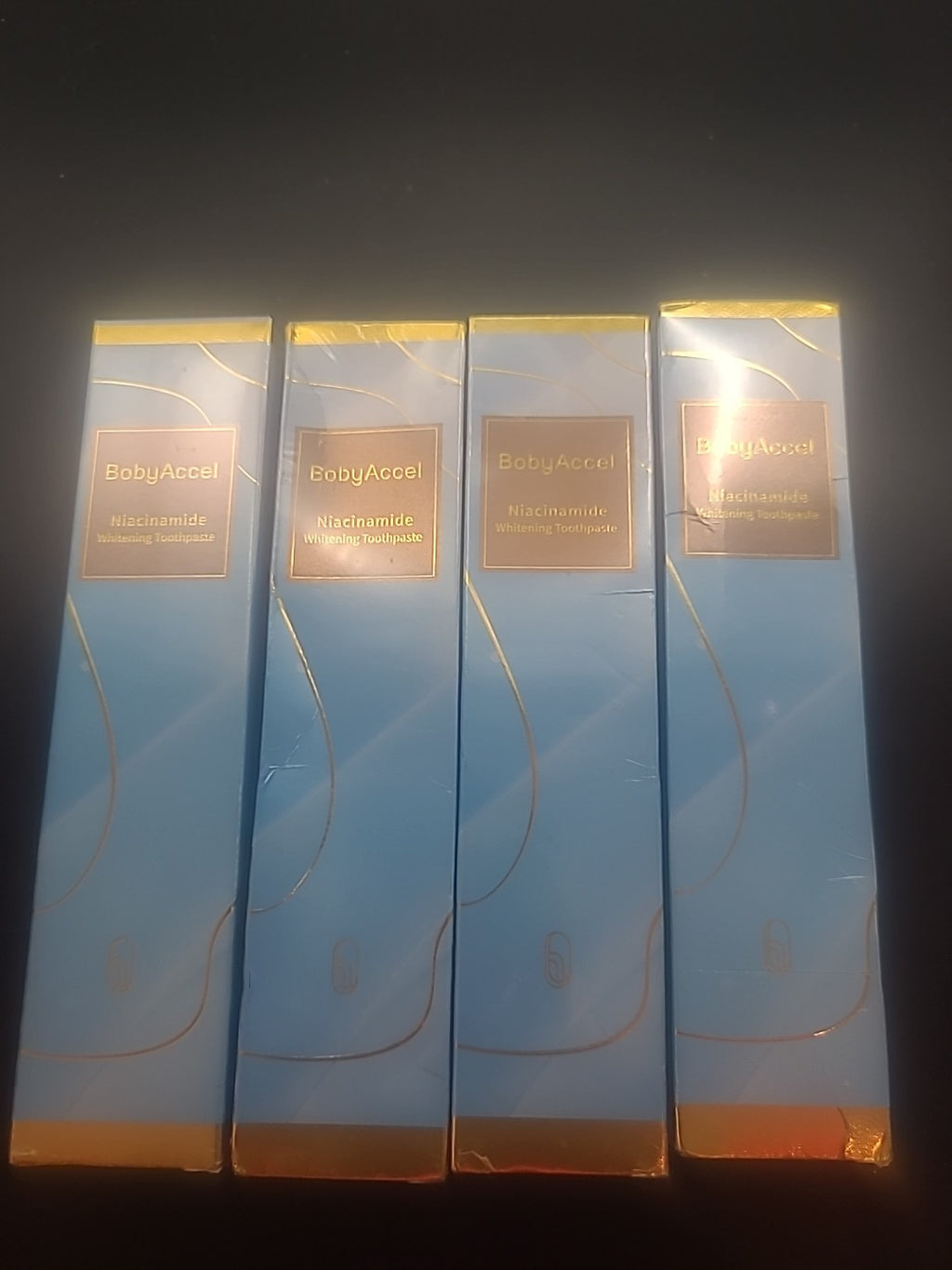4 Pack Niacinamide Whitening Toothpaste 3.5oz Sealed Boxes - Exp 2028