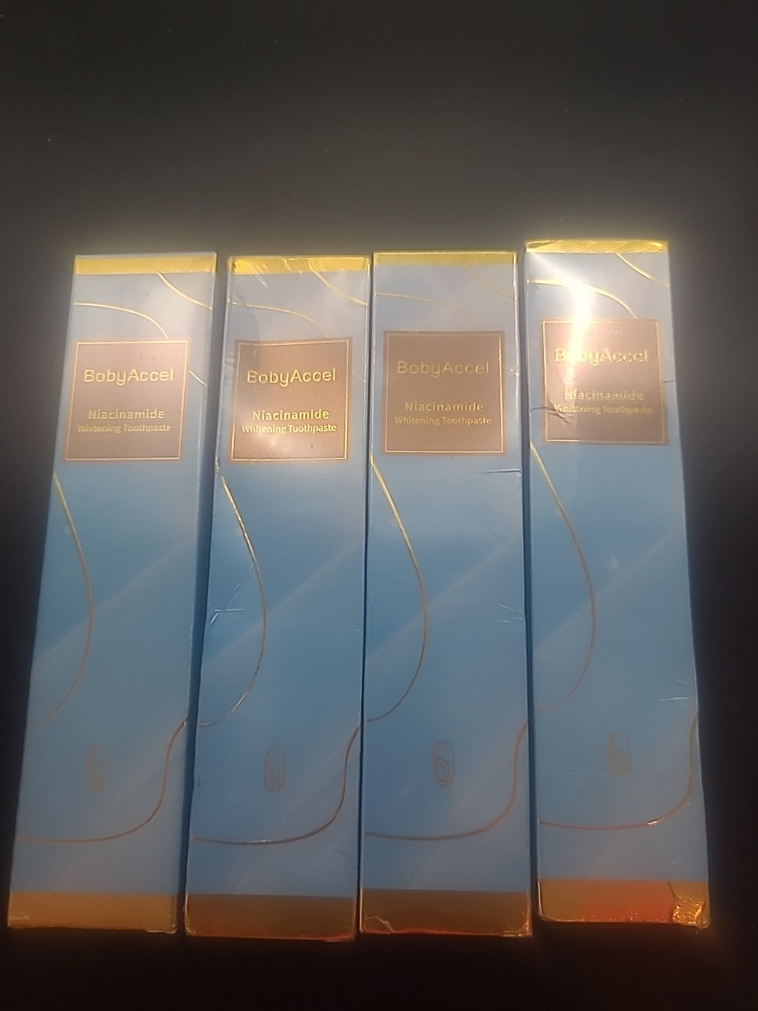 4 Pack Niacinamide Whitening Toothpaste 3.5oz Sealed Boxes - Exp 2028