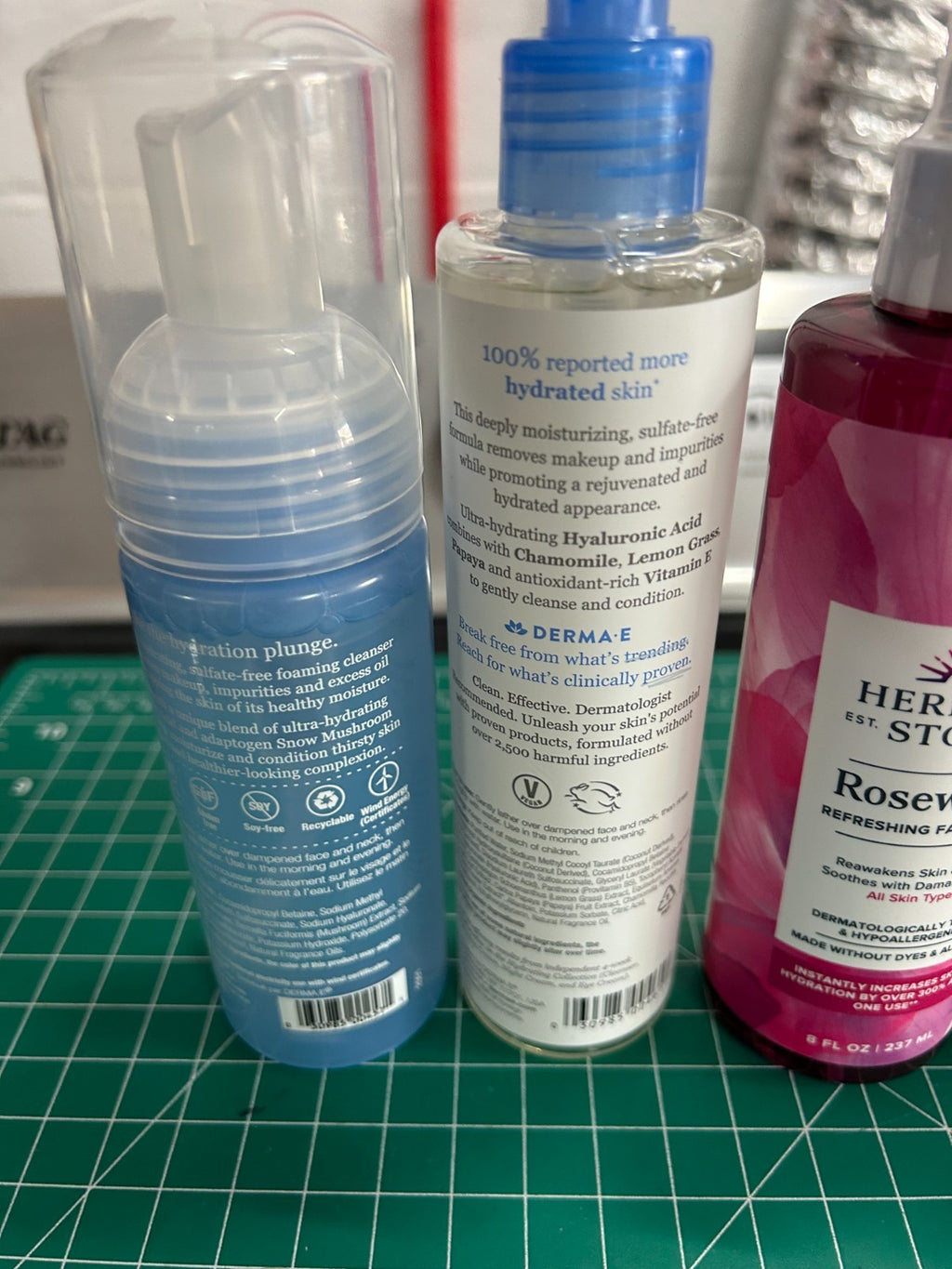 Hydrating Facial Cleanser Set with Hyaluronic Acid - 4 Pack