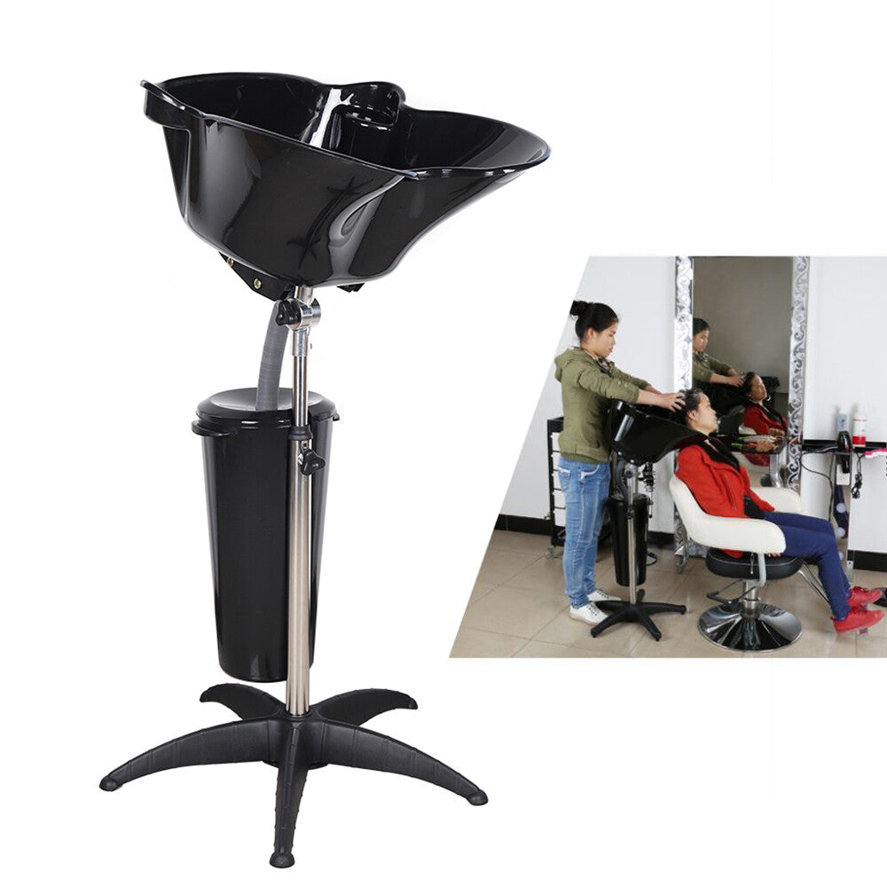 Portable Backwash Hair Washing Basin for Salon Spa Home Use Adjustable Water Capacity