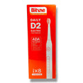 Electric Toothbrush with 8 Replacement Heads - Pink | Daily D2 Model