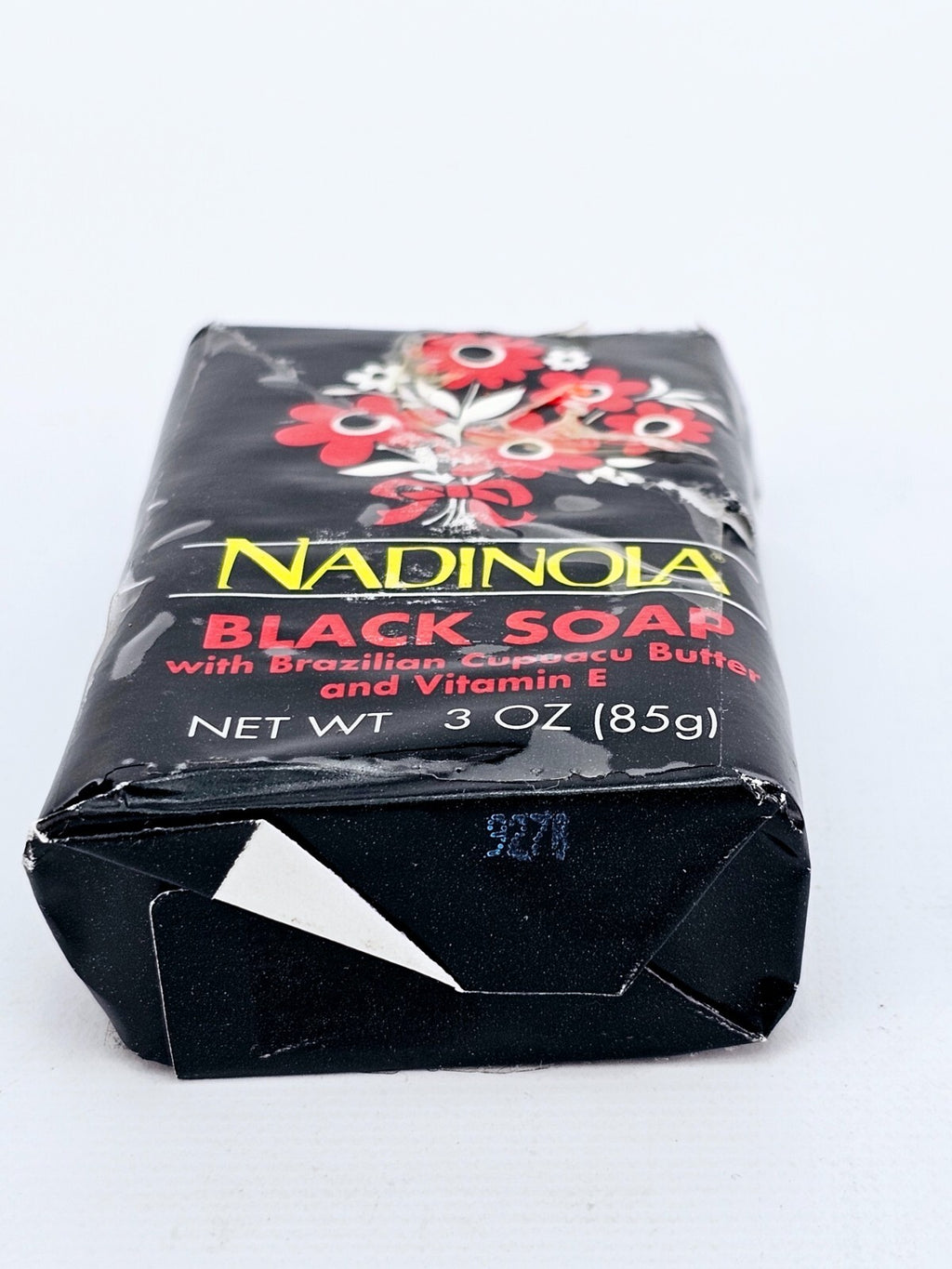Black Soap Bar with Cupuacu Butter & Vitamin E – 3 oz, Pack of 3