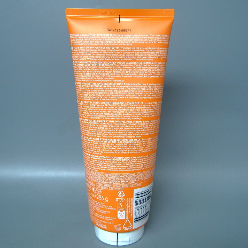 SPF 50 Sunscreen Moisturizing Sun Protection Milk 300ml - Water-Resistant, Invisible Finish