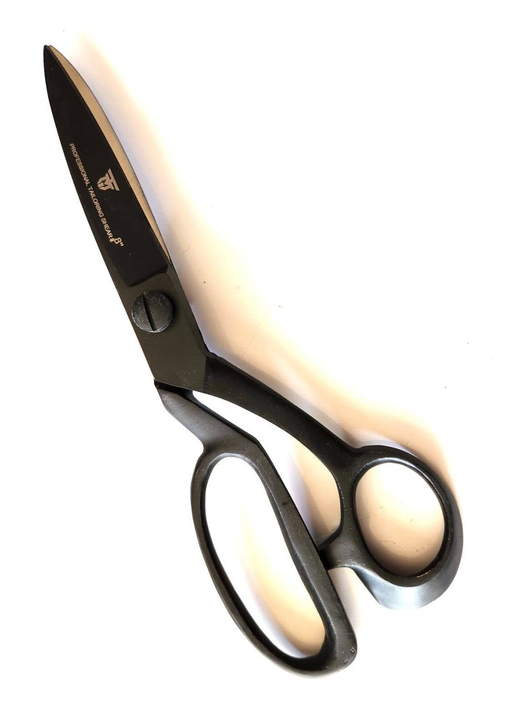 Heavy Duty Upholstery & Carpet Shears - 8 Inch Tailor Scissors, Full Black