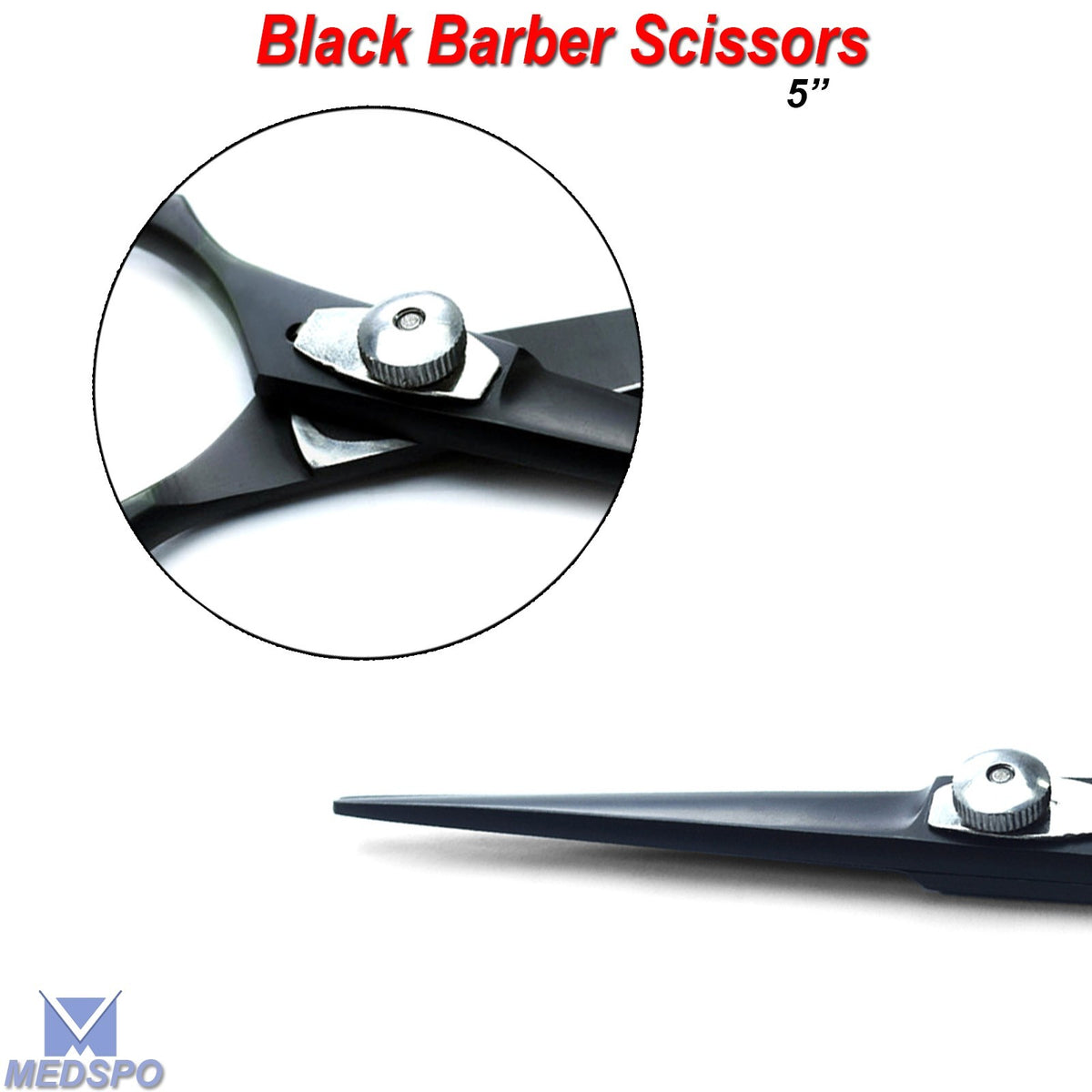 Professional Hairdressing Scissors 5 Inch Barber Salon Shears - Medspo