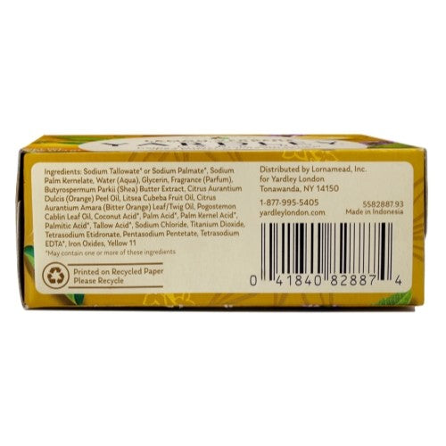 2 Pack Lemon Verbena Shea Butter Bar Soap - Moisturizing 4oz Each