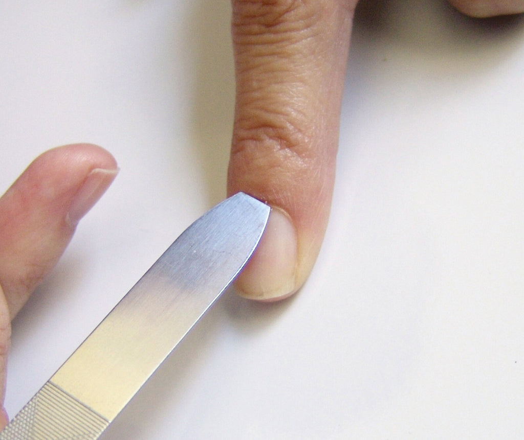 Stainless Steel Nail File with Pusher - Travel Friendly Manicure Tool