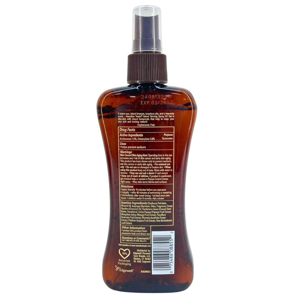 Hawaiian Tropic Island Tanning Sunscreen Oil Spray SPF 6 - Bulk 7 Pack