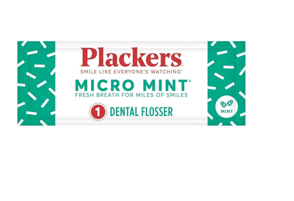 Dental Floss Picks Micro Mint 500 Count - Individually Wrapped Oral Care