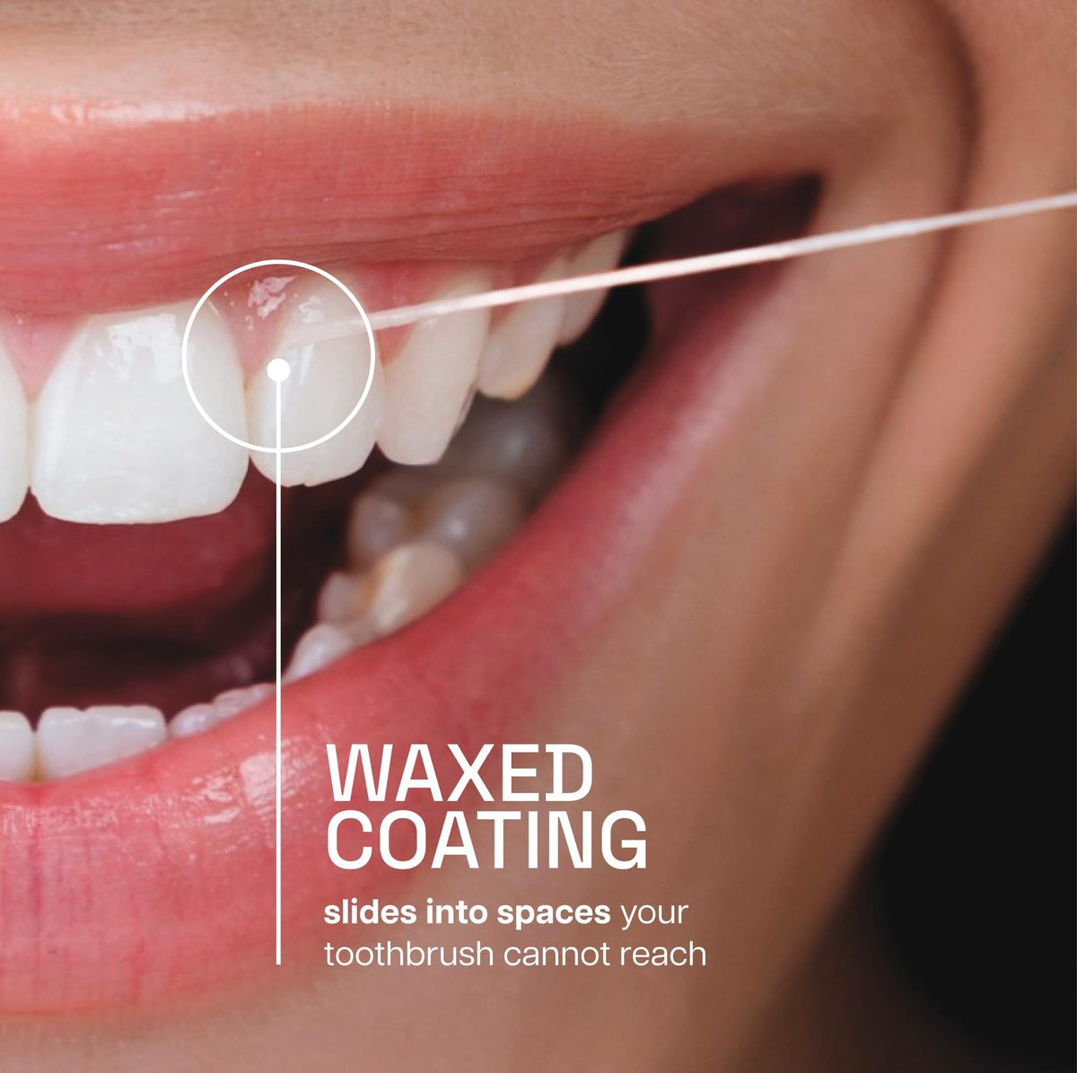 Waxed Mint Dental Floss - Shred Resistant, Plaque Remover, 165 Feet