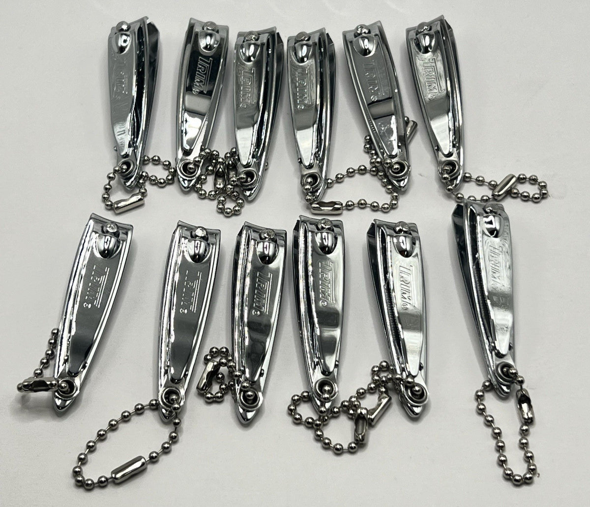 Professional Stainless Steel Nail Clippers Set - 12 Trim Fingernail Cutters & Files