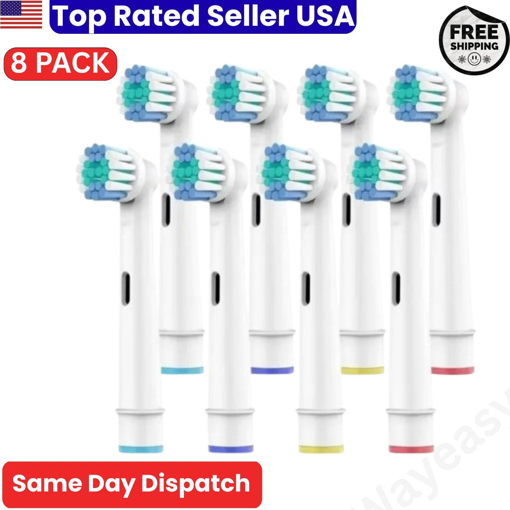 Electric Toothbrush Replacement Heads Soft Bristle Compatible with Oral-B