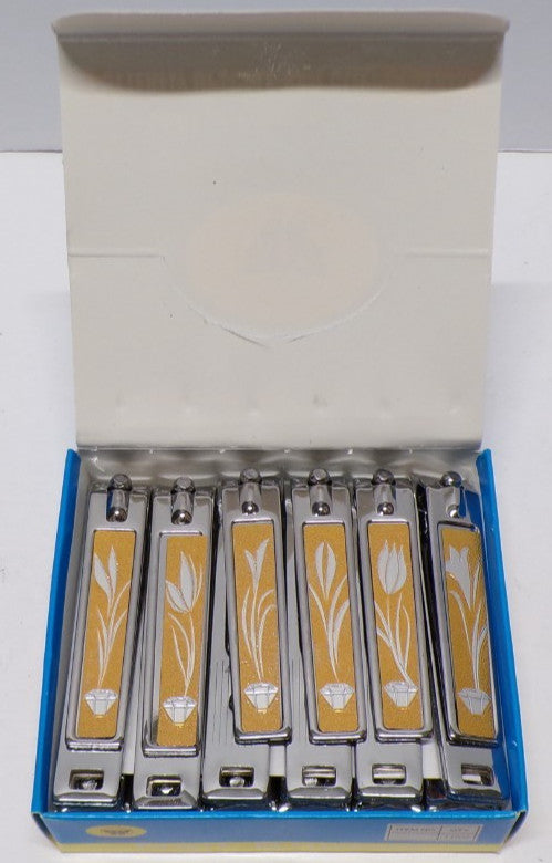 12-Pack Upscale Butterfly Nail Clippers with Nail File - Manicure Tools