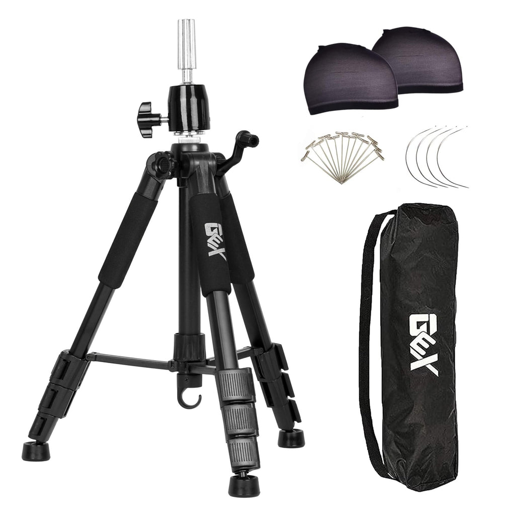 55-Inch Heavy Duty Mannequin Tripod Stand with Adjustable Height and Canvas Block Support