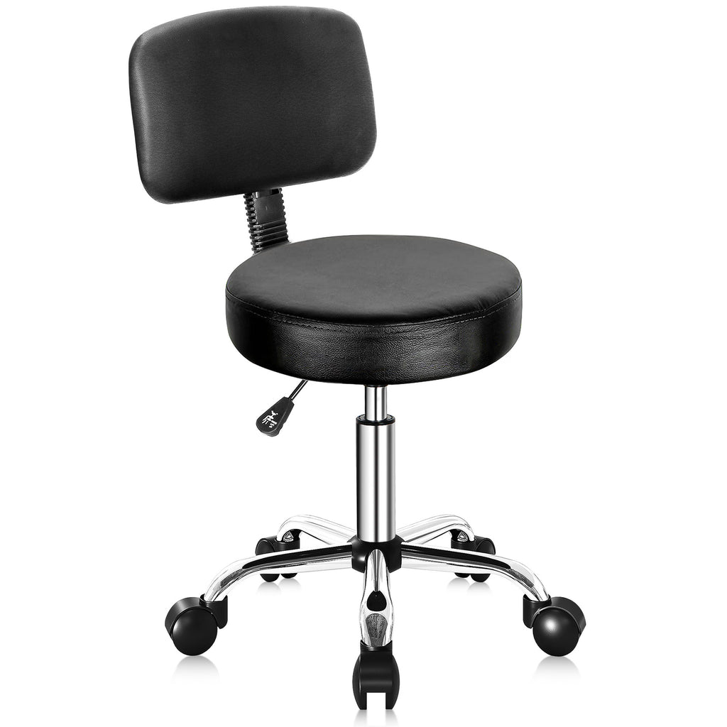 Adjustable Rolling Stool with Wheels for Salon Spa Drafting Art Studio