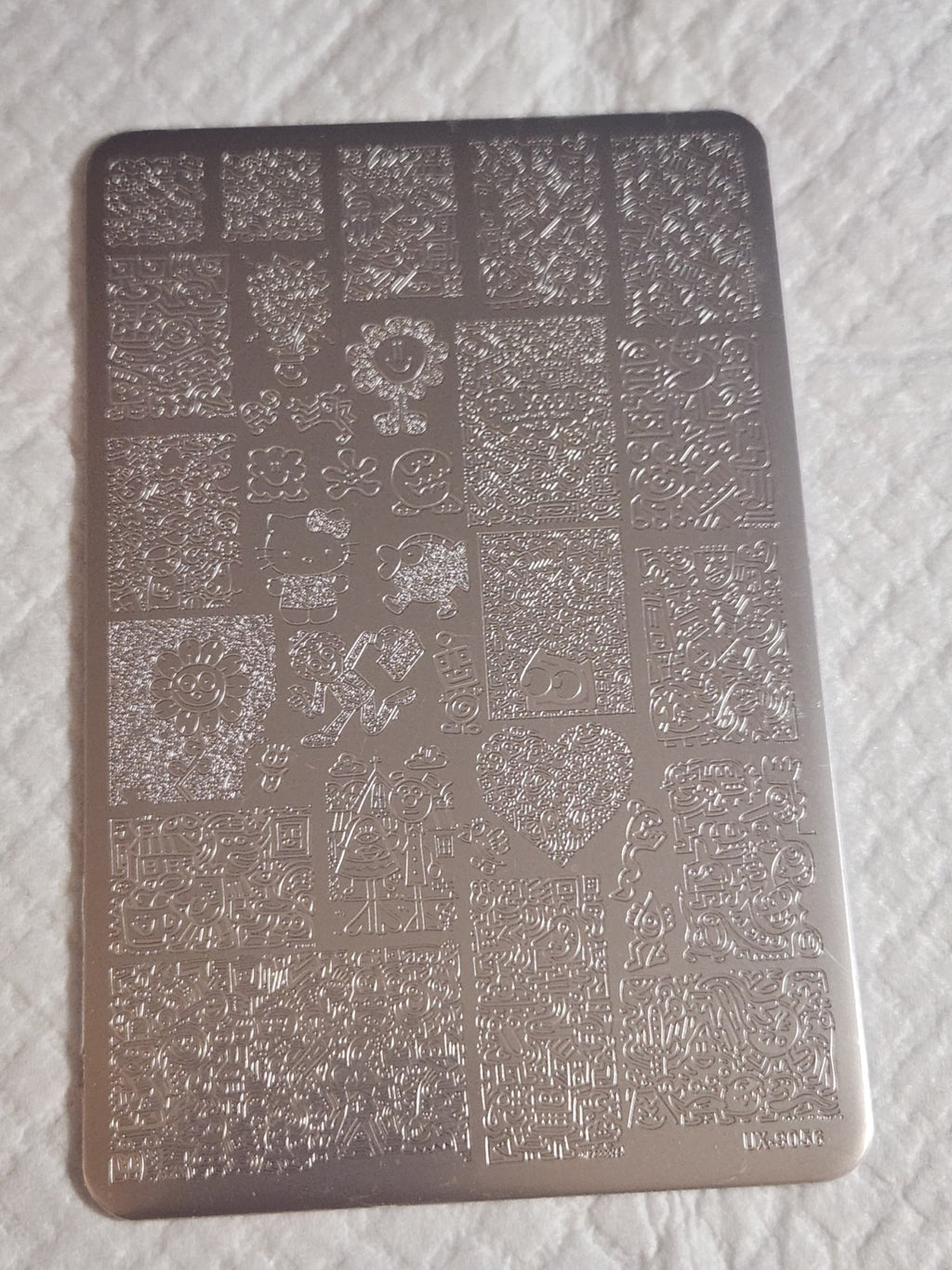Nail Stamping Plate UX9056 - Mr. Graffiti Nail Art Tool