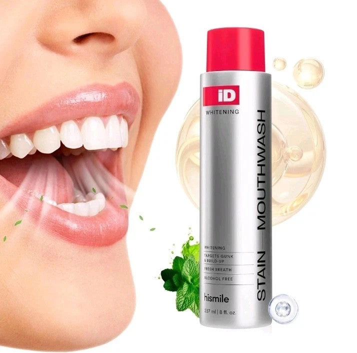 Whitening Mouthwash with Peroxide for Fresh Breath and Surface Stain Removal