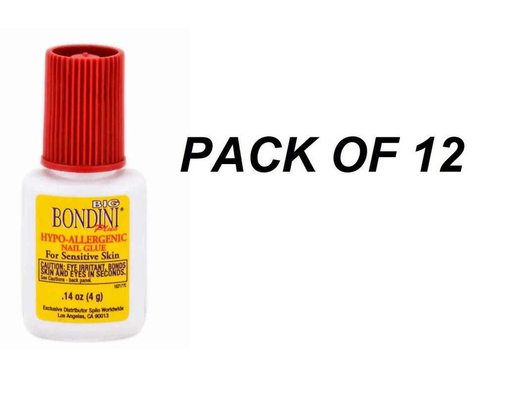 All Purpose Hypoallergenic Nail Glue 0.14 oz - 12 Pack