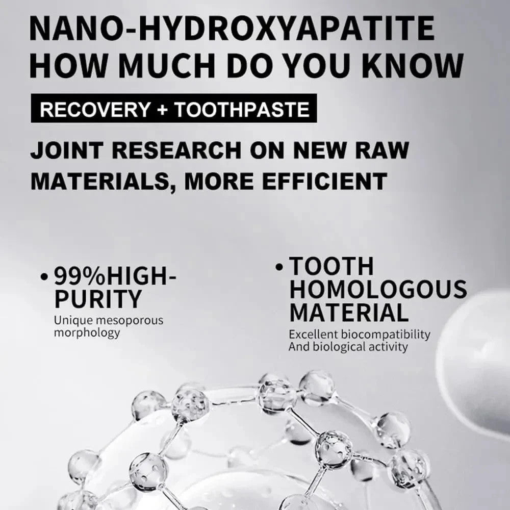Nano Hydroxyapatite Toothpaste 7.5% - Fresh Mint, Pack of 2