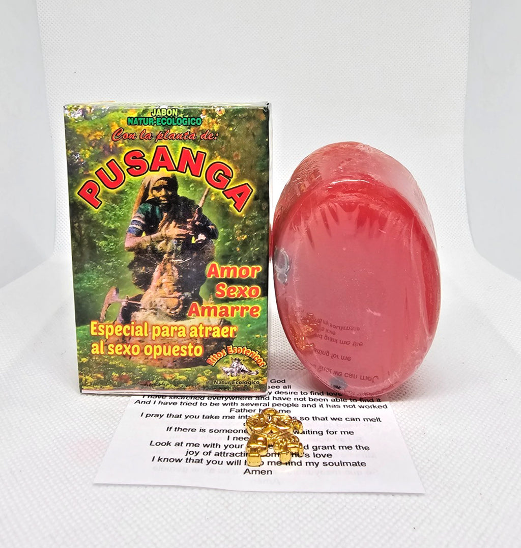 Seducing Pusanga Soap with Pheromones for Attraction & Love Rituals