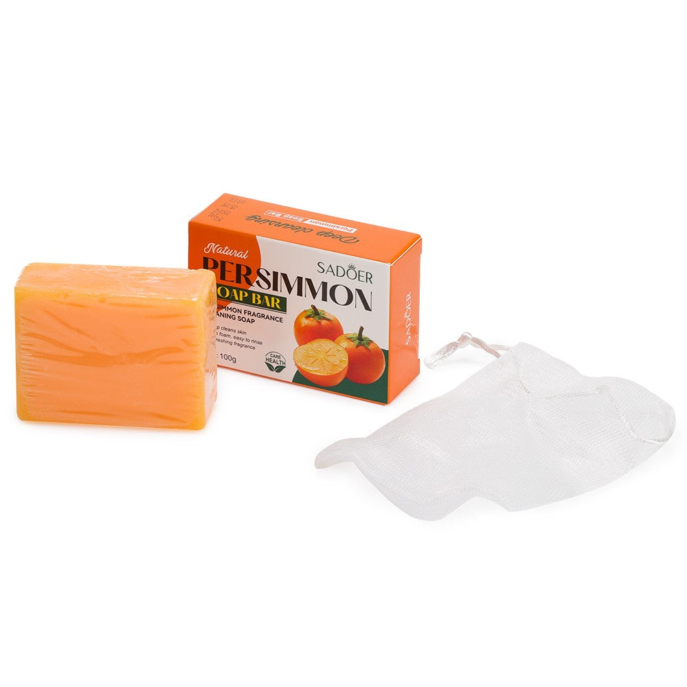Persimmon Soap Bar for Body Odor Control & Skin Refreshing - 3 Pack