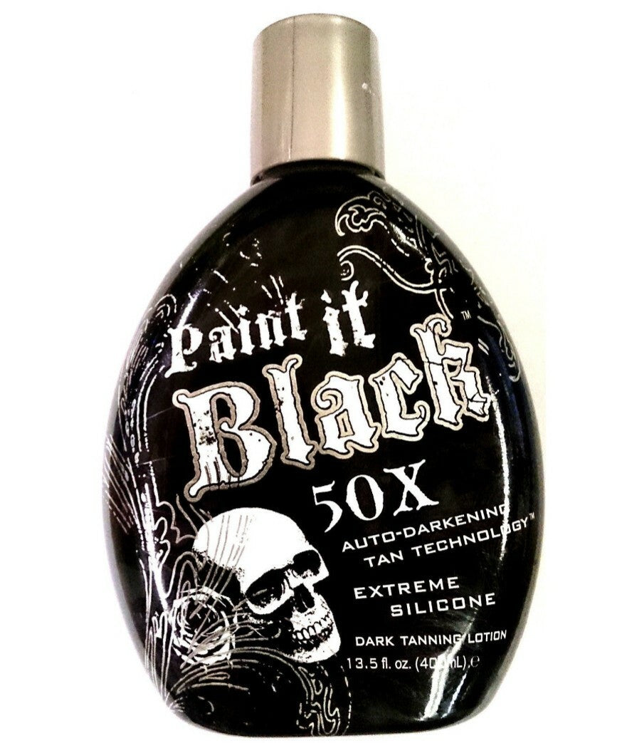 Paint It Black 50X Dark Tanning Lotion for Indoor & Outdoor Use