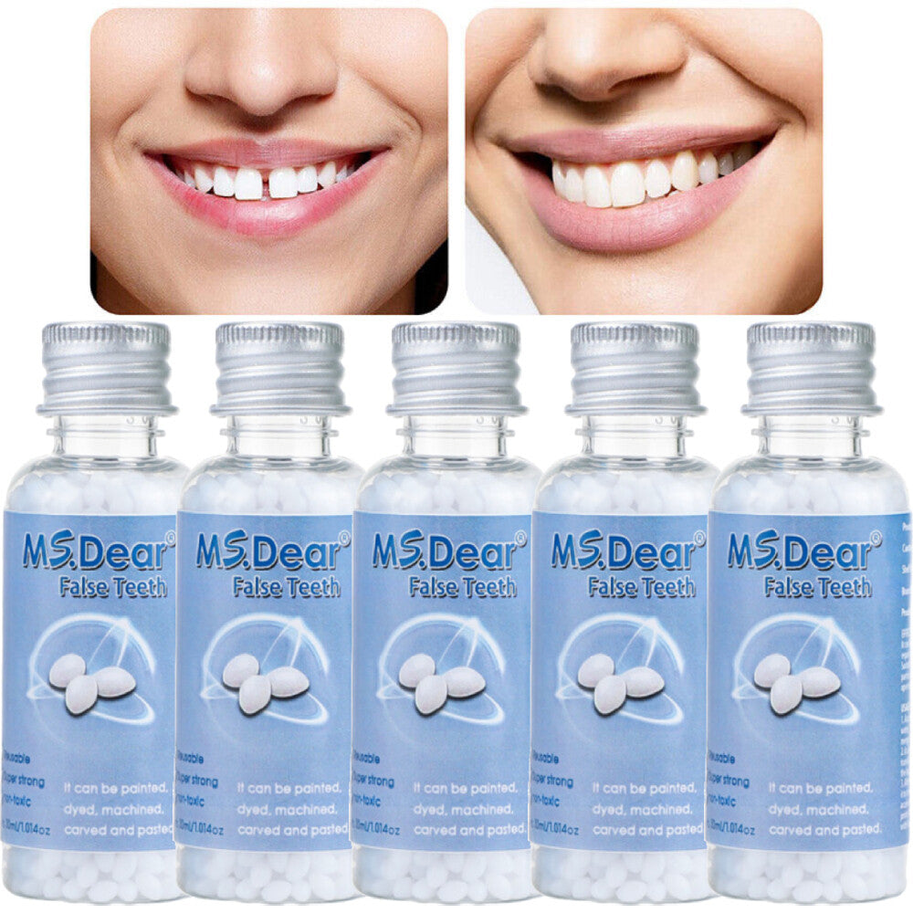 Reusable Moldable Teeth Repair Beads Set for Temporary Dental Fixes