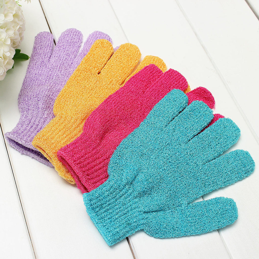 Exfoliating Bath Gloves 6-24 Pack for Shower & Spa Skin Care - Gentle & Durable