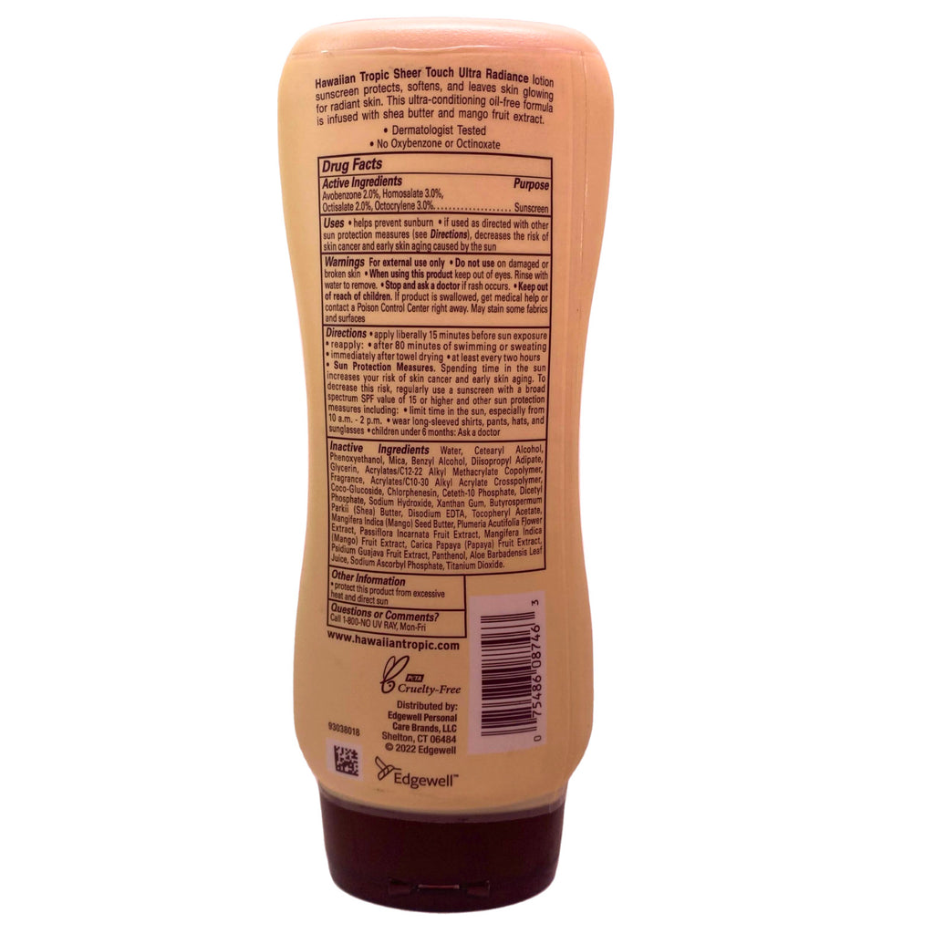Sunscreen Lotion SPF 15 - Hydrating, Water-Resistant, 8 Bottles