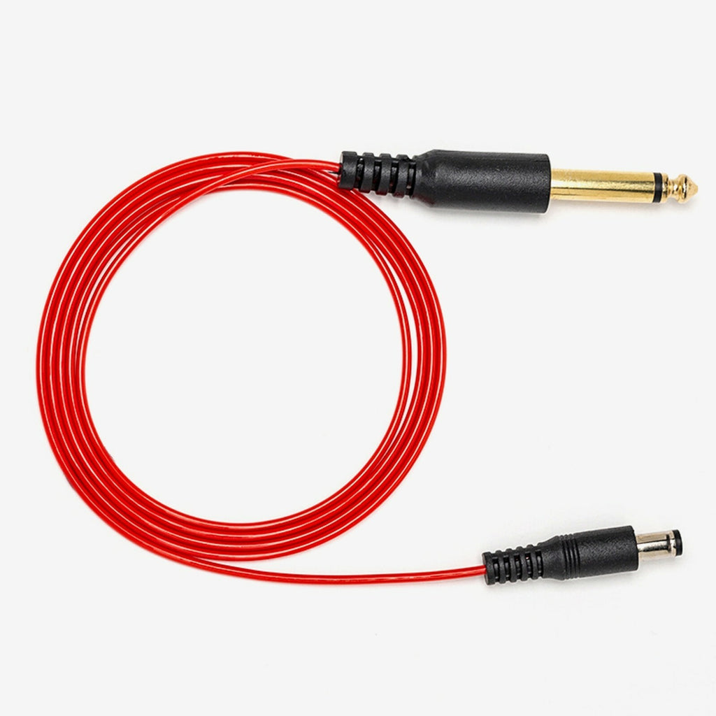 6' Foot DC Clip Cord Tattoo Machine Power Cable 5.5mm Plug - Silicone Rubber