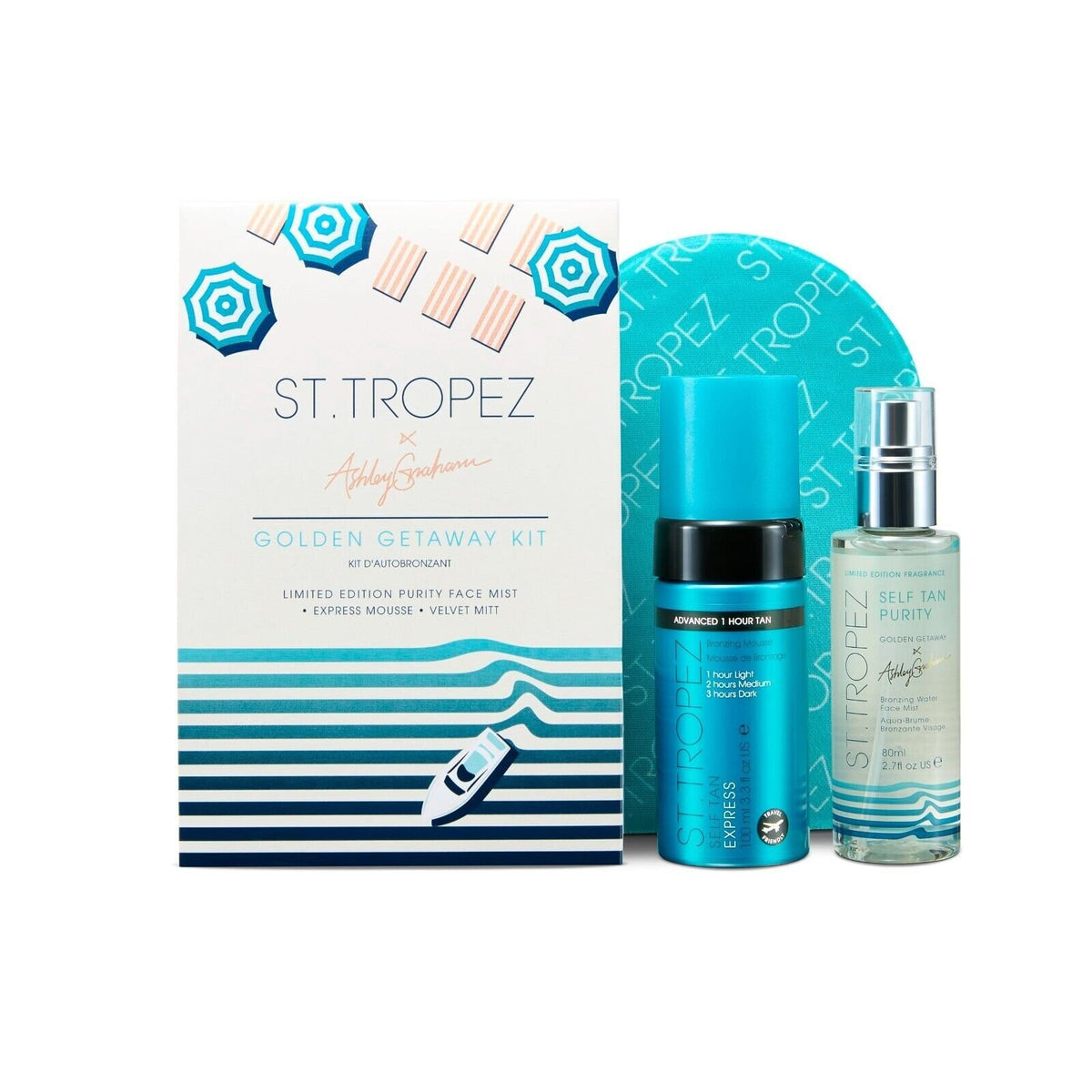 Self Tan Set with Express Mousse & Face Mist - Travel-Friendly Tanning Kit