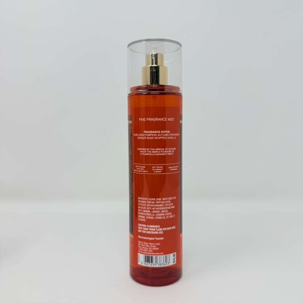 Sweet Cinnamon Pumpkin Bath & Body Gift Set - Mist, Body Cream & Wash
