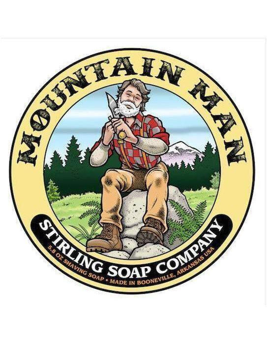 Shaving Soap Mountain Man - Natural Tallow-Based Grooming Soap, 5.8oz